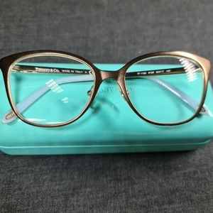 Tiffany eyeglasses in gold